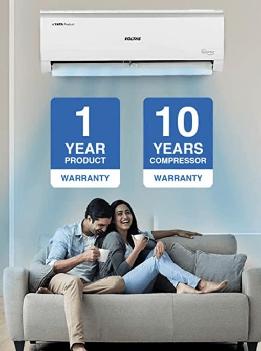 Voltas 2 Ton 3 Star, Inverter Split AC(Copper, 4-in-1 Adjustable Mode, Anti-dust Filter, 2023 Model, 243V Vectra Elite, White) - Image 3